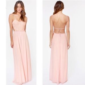 LULUS Exclusive The Prettiest Rose Light Pink Maxi Dress - XS